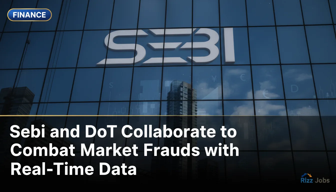 Sebi and DoT Collaborate to Combat Market Frauds with Real-Time Data — Rizz Jobs