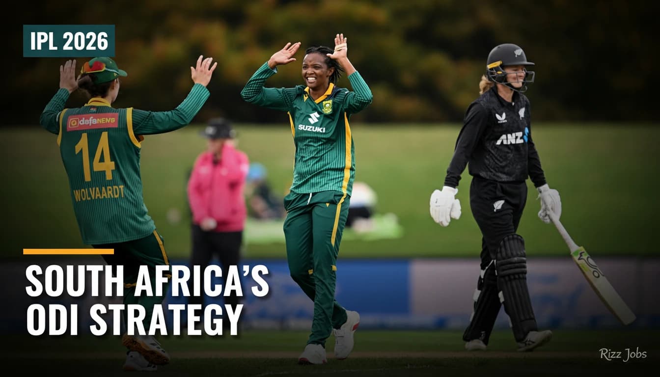 South Africa's ODI Strategy: Coach Mashimbyi's Insight — Rizz Jobs