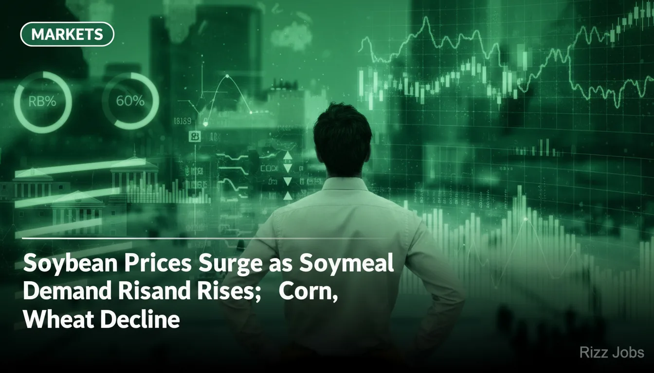 Soybean Prices Surge as Soymeal Demand Rises; Corn, Wheat Decline — Rizz Jobs