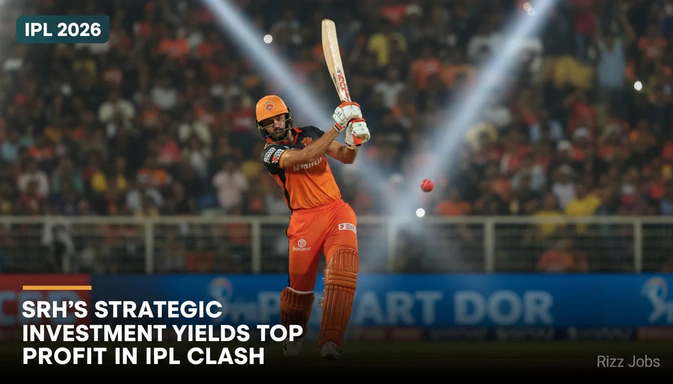 SRH's Strategic Investment Yields Top Profit in IPL Clash — Rizz Jobs