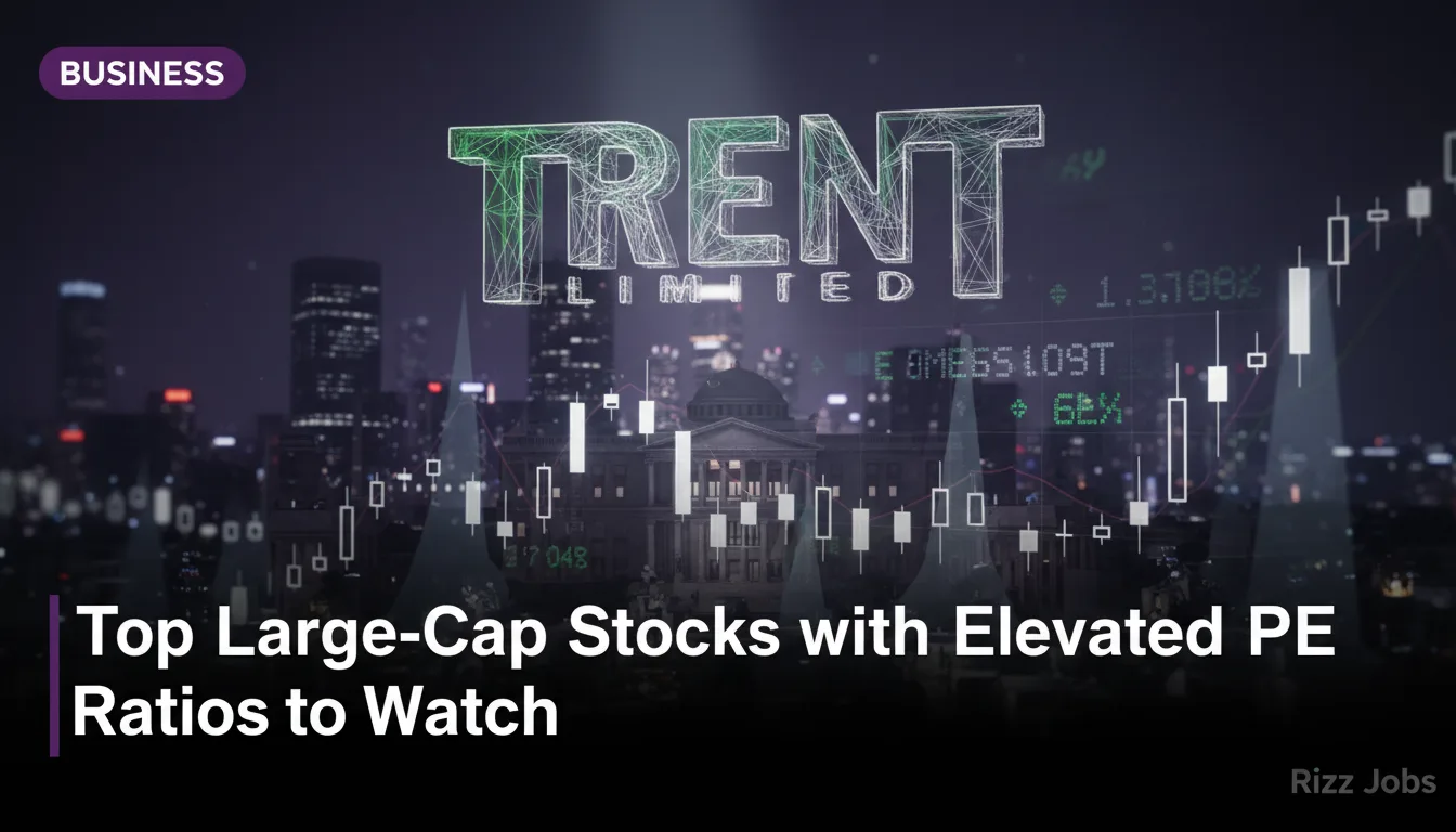 Top Large-Cap Stocks with Elevated PE Ratios to Watch — Rizz Jobs