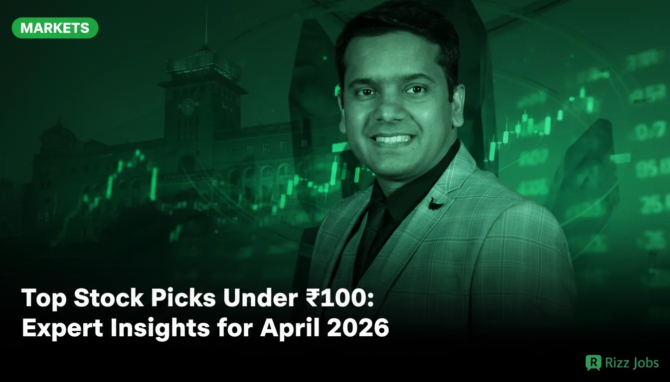 Top Stock Picks Under ₹100: Expert Insights for April 2026 — Rizz Jobs