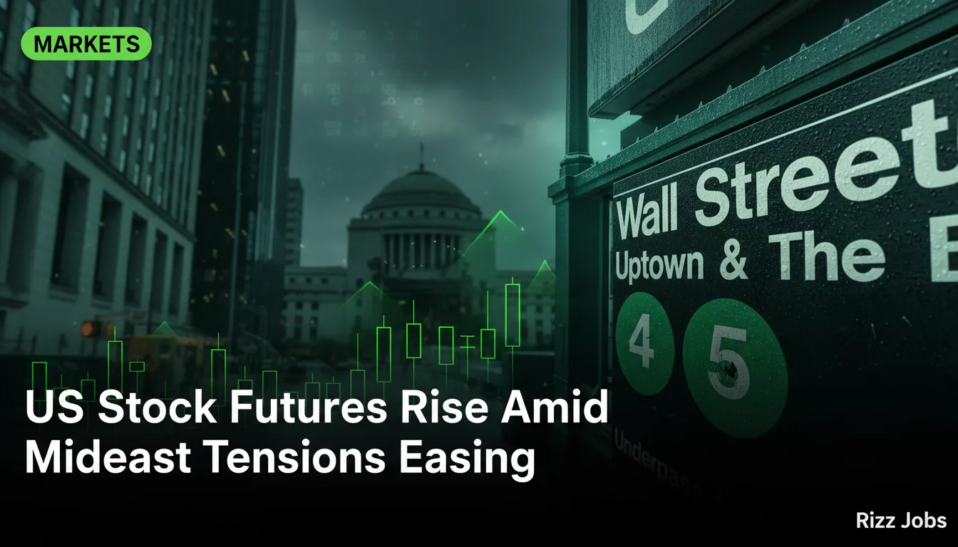 US Stock Futures Rise Amid Mideast Tensions Easing — Rizz Jobs