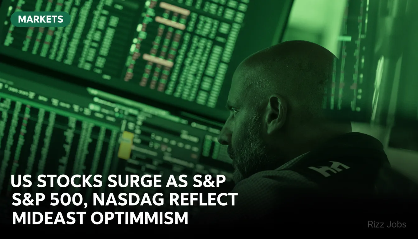 US Stocks Surge as S&P 500, Nasdaq Reflect Mideast Optimism — Rizz Jobs