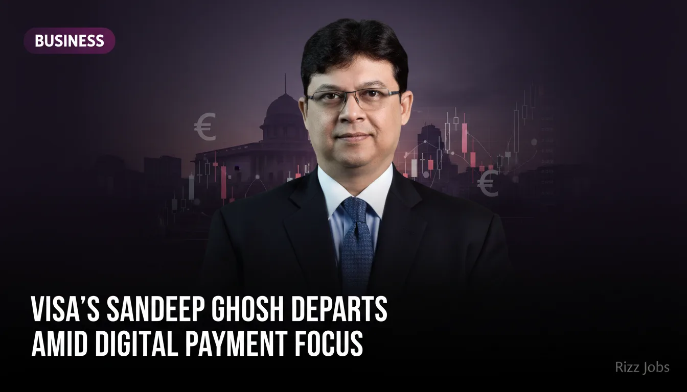 Visa's Sandeep Ghosh Departs Amid Digital Payment Focus — Rizz Jobs