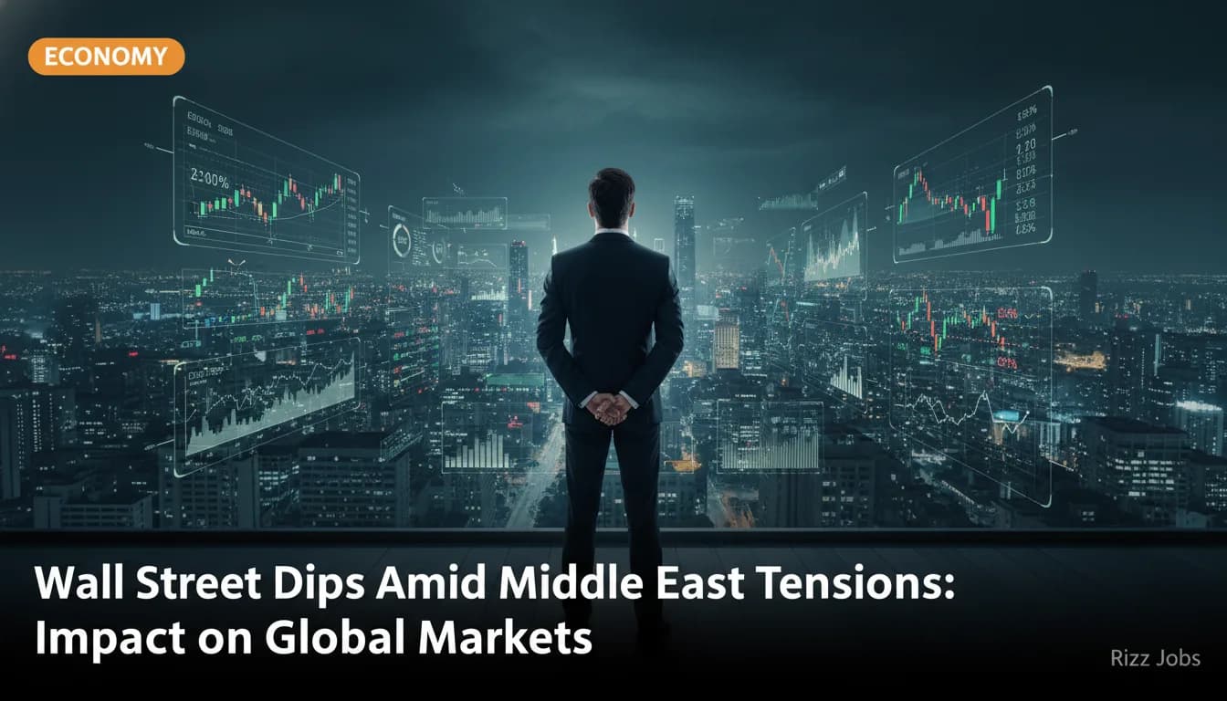 Wall Street Dips Amid Middle East Tensions: Impact on Global Markets — Rizz Jobs